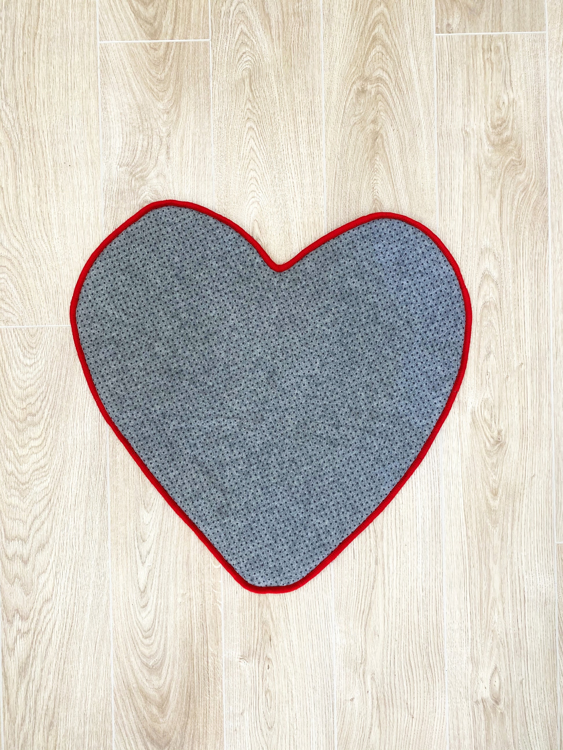 Comme des Garcons Play Heart Emoji Wool Thread Modern Accent Premium Area Carpet