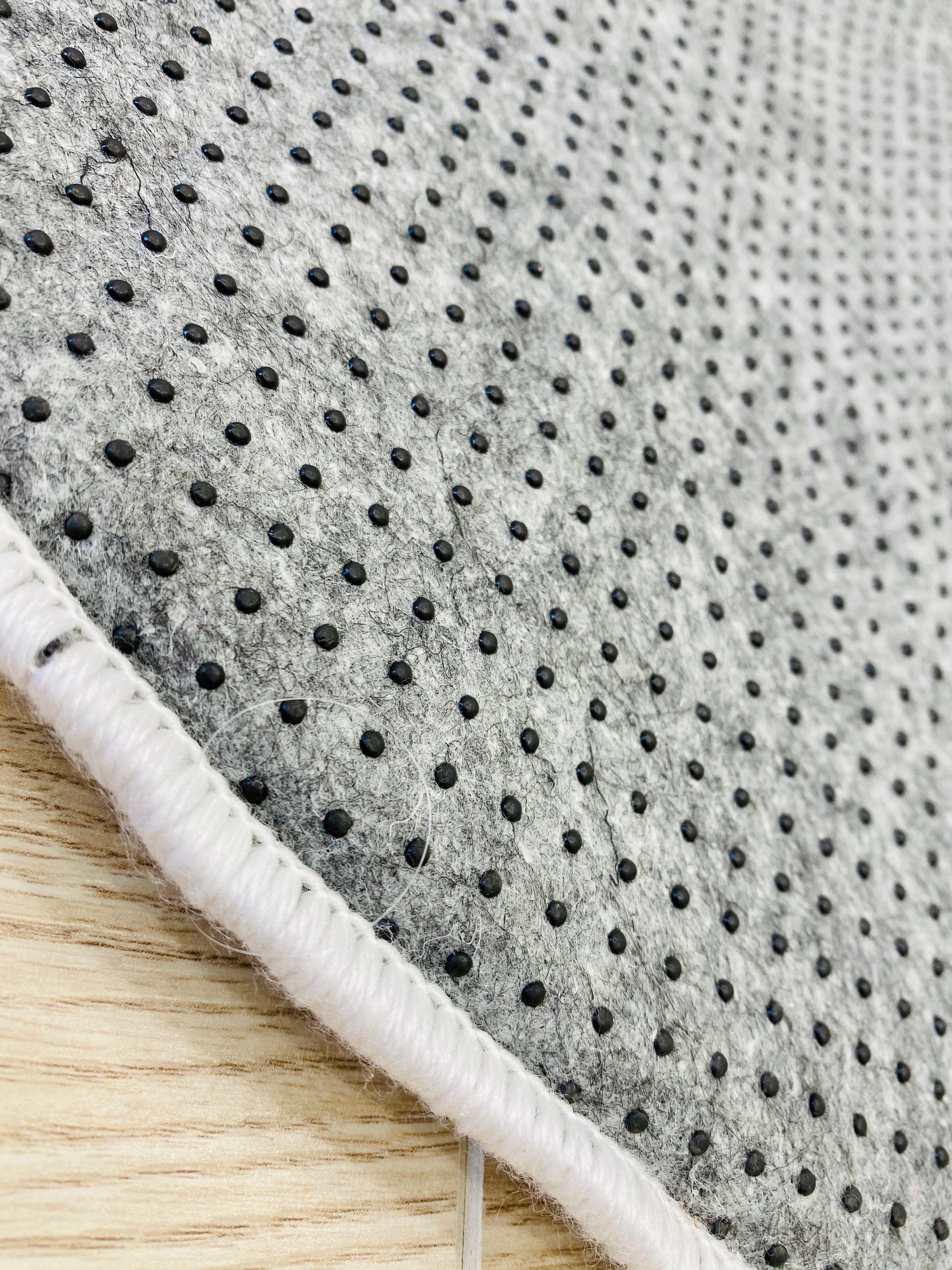Chrome Hearts Horseshoe Logo White Color Wool Thread Modern Accent Premium Area Carpet